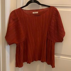 Madewell Burnt Orange Blouse